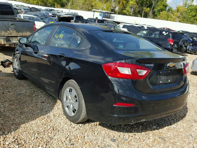 1G1BC5SMXG7316318 - 2016 CHEVROLET CRUZE LS BLACK photo 3