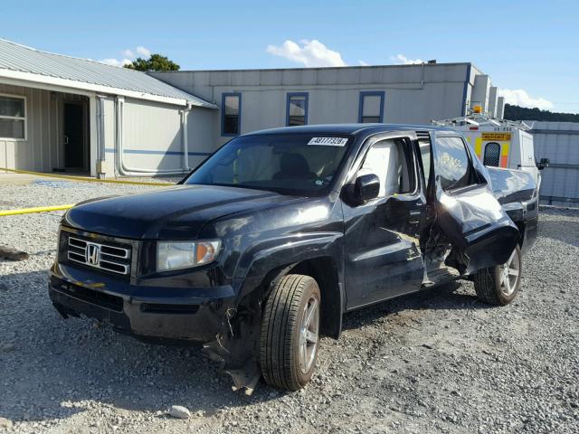 2HJYK16488H524190 - 2008 HONDA RIDGELINE BLACK photo 2