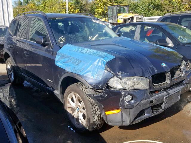 WBXPC93419WJ27314 - 2009 BMW X3 XDRIVE3 BLUE photo 1