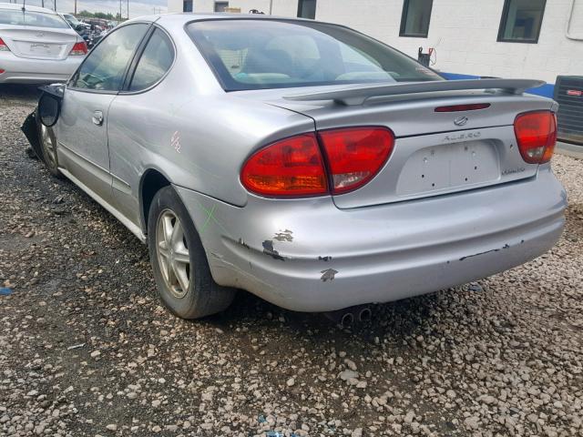 1G3NL12F83C262887 - 2003 OLDSMOBILE ALERO GL SILVER photo 3