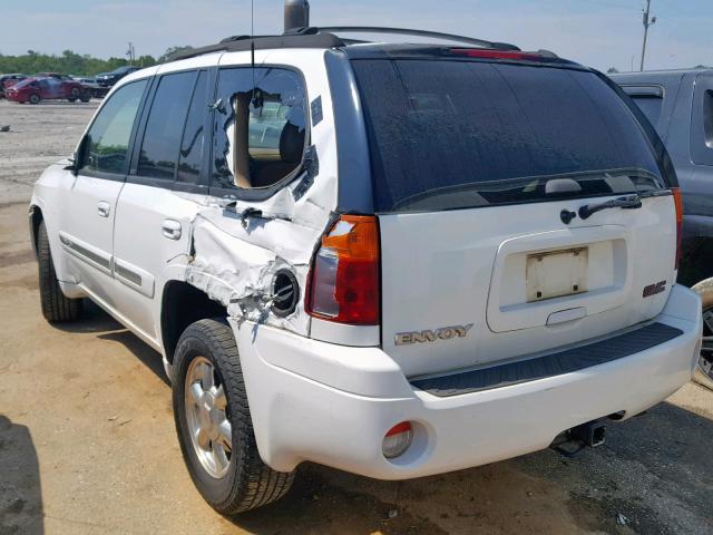 1GKDS13S222299632 - 2002 GMC ENVOY WHITE photo 3