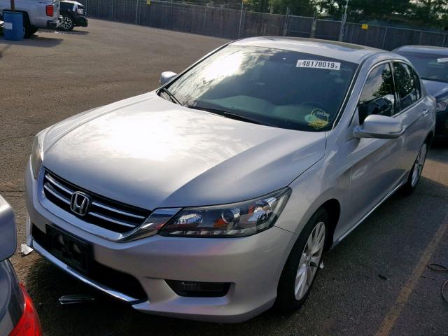 1HGCR3F86FA021697 - 2015 HONDA ACCORD EXL SILVER photo 2