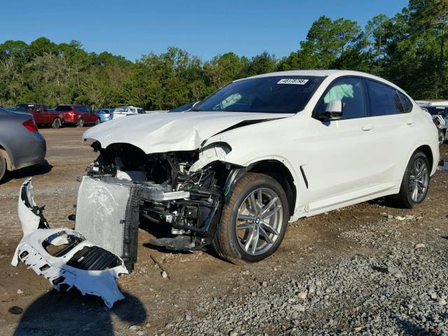 5UXUJ3C59KLG51945 - 2019 BMW X4 XDRIVE3 WHITE photo 2