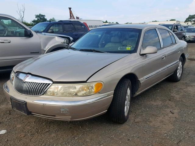 1LNHM97V32Y646372 - 2002 LINCOLN CONTINENTA GRAY photo 2