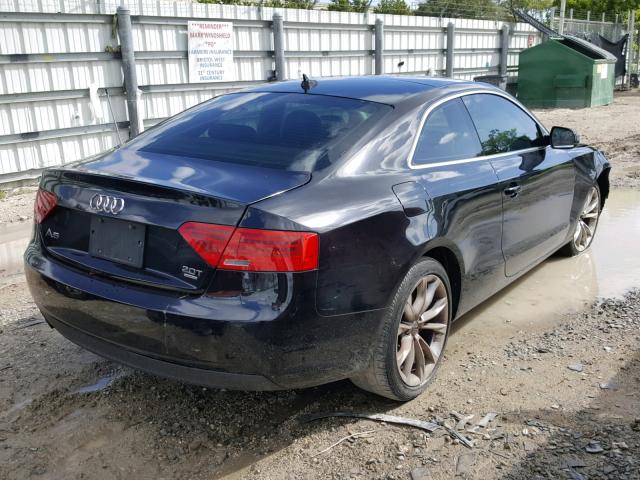 WAUCFAFR9DA079804 - 2013 AUDI A5 PREMIUM BLACK photo 4