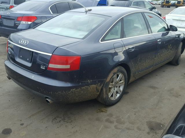 WAUDG74F95N118026 - 2005 AUDI A6 3.2 QUA GRAY photo 4