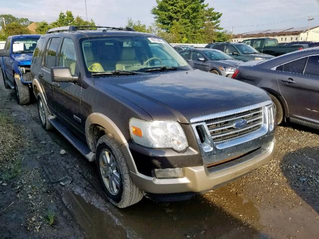 1FMEU74E37UA98383 - 2007 FORD EXPLORER E BROWN photo 1