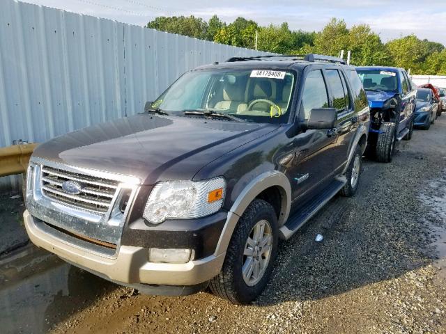 1FMEU74E37UA98383 - 2007 FORD EXPLORER E BROWN photo 2