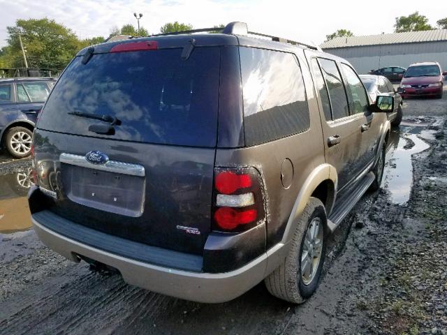 1FMEU74E37UA98383 - 2007 FORD EXPLORER E BROWN photo 4