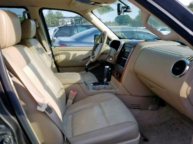 1FMEU74E37UA98383 - 2007 FORD EXPLORER E BROWN photo 5