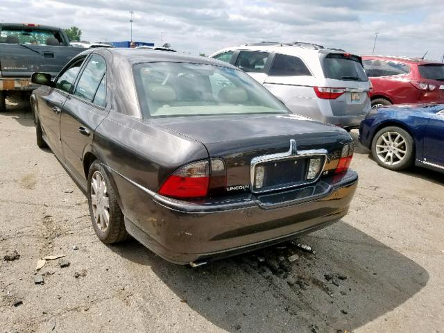1LNHM87A35Y645105 - 2005 LINCOLN LS GRAY photo 3