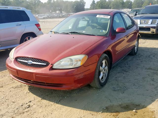 1FAFP55223A190563 - 2003 FORD TAURUS SES MAROON photo 2