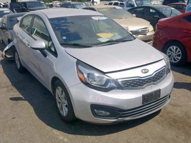 KNADN4A31D6248518 - 2013 KIA RIO EX SILVER photo 1