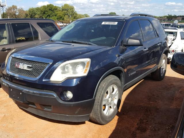 1GKER13728J304399 - 2008 GMC ACADIA SLE BLUE photo 2