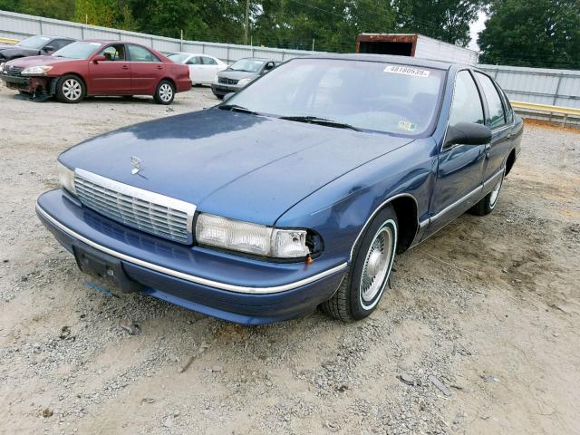 1G1BL52W0TR181155 - 1996 CHEVROLET CAPRICE CL BLUE photo 2