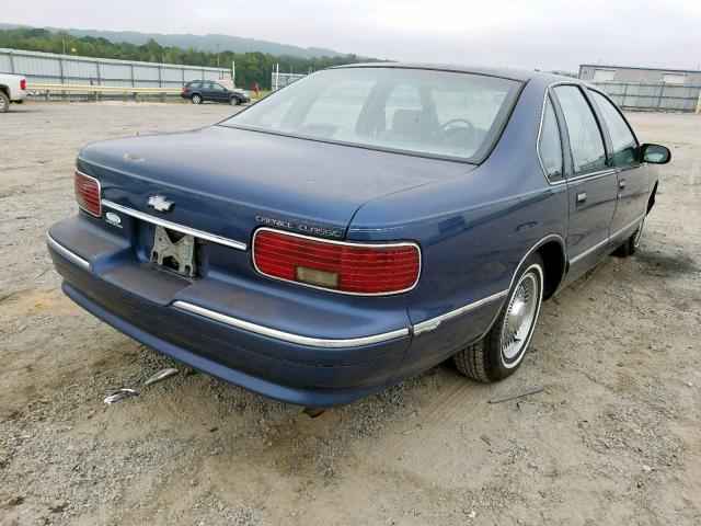 1G1BL52W0TR181155 - 1996 CHEVROLET CAPRICE CL BLUE photo 4