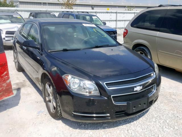 1G1ZC5E01CF208290 - 2012 CHEVROLET MALIBU 1LT BLACK photo 1