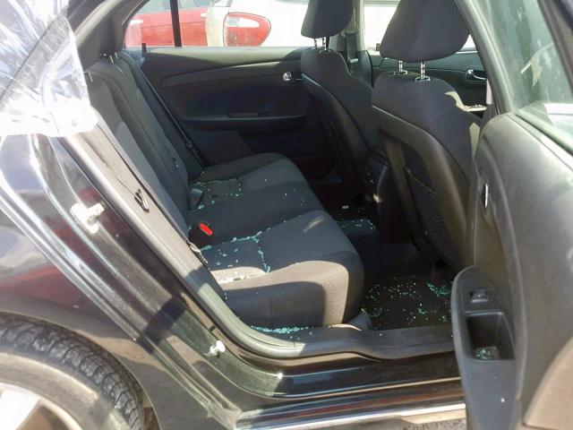1G1ZC5E01CF208290 - 2012 CHEVROLET MALIBU 1LT BLACK photo 6