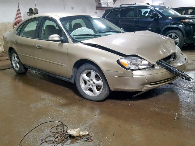 1FAFP55UX1A202182 - 2001 FORD TAURUS SES TAN photo 1