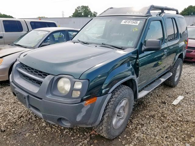 5N1ED28Y22C530659 - 2002 NISSAN XTERRA XE GREEN photo 2