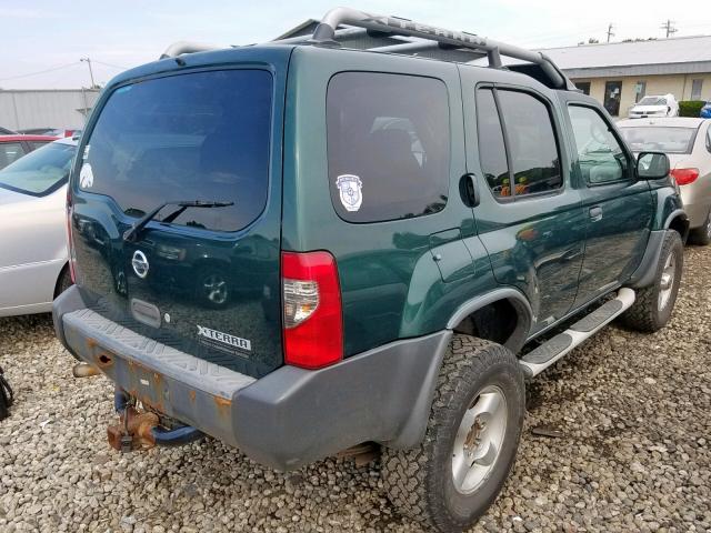 5N1ED28Y22C530659 - 2002 NISSAN XTERRA XE GREEN photo 4