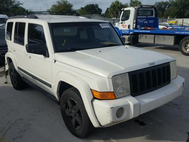 1J8HH48K38C184944 - 2008 JEEP COMMANDER WHITE photo 1