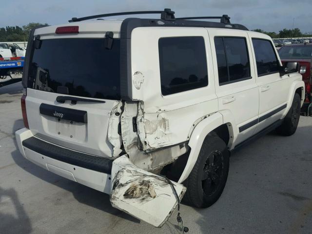 1J8HH48K38C184944 - 2008 JEEP COMMANDER WHITE photo 4