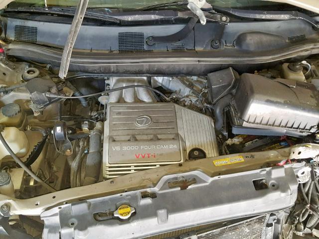 JT6HF10U8Y0097901 - 2000 LEXUS RX 300 GOLD photo 7