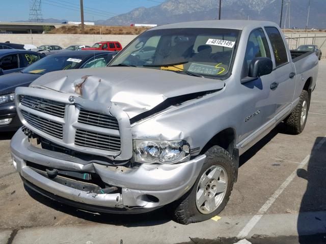 1D7HU18D64S697906 - 2004 DODGE RAM 1500 S SILVER photo 2