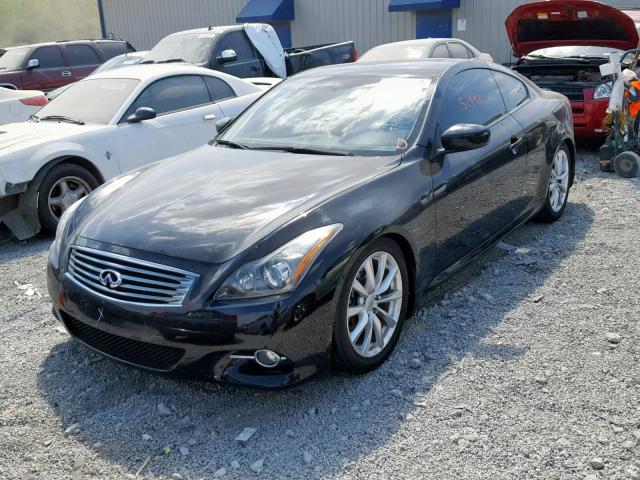 JN1CV6EL5BM264351 - 2011 INFINITI G37 BLACK photo 2