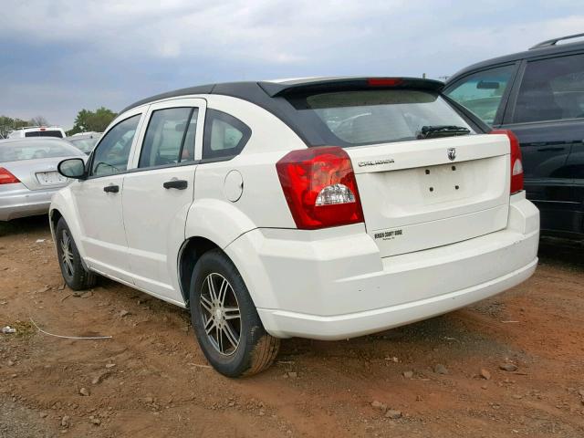 1B3HB28BX8D577154 - 2008 DODGE CALIBER WHITE photo 3