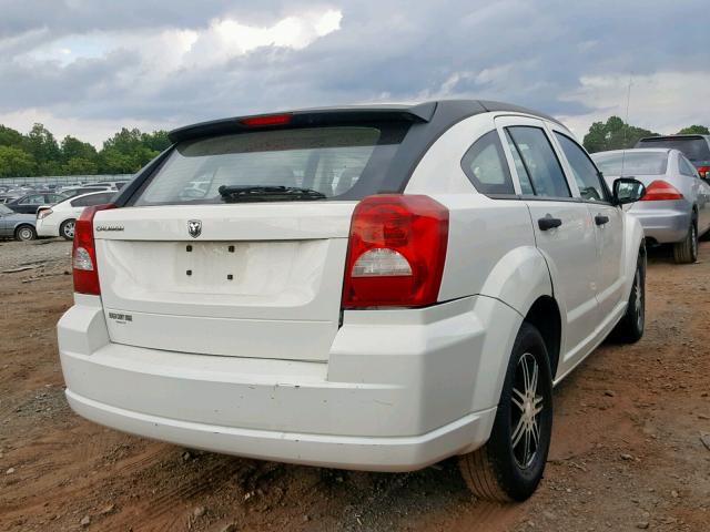 1B3HB28BX8D577154 - 2008 DODGE CALIBER WHITE photo 4