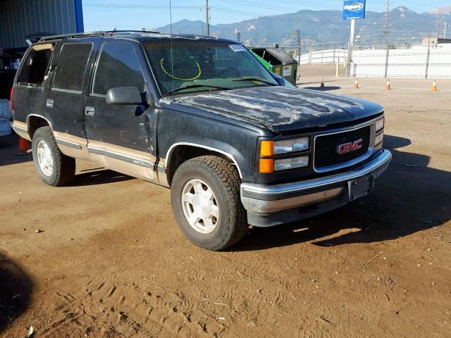 1GKEK13R6XJ807132 - 1999 GMC YUKON BLACK photo 1