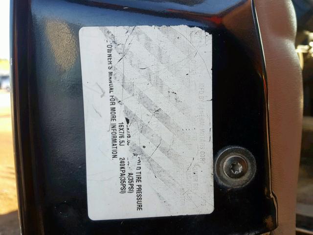 1GKEK13R6XJ807132 - 1999 GMC YUKON BLACK photo 10