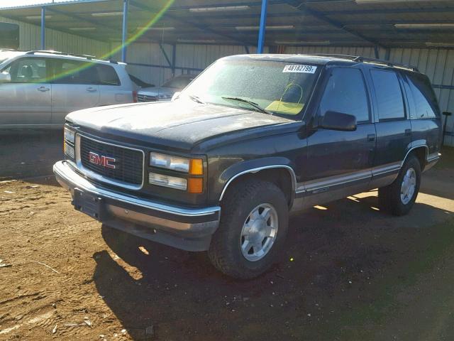 1GKEK13R6XJ807132 - 1999 GMC YUKON BLACK photo 2