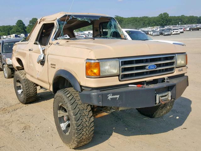 1FMEU15N3MLA70158 - 1991 FORD BRONCO U10 TAN photo 1