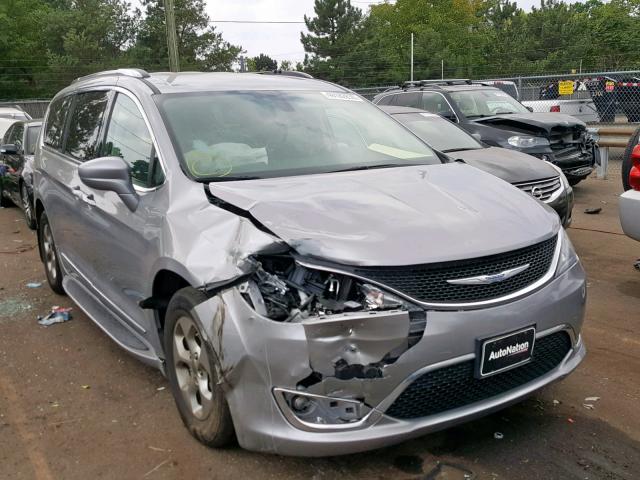 2C4RC1EG2HR706088 - 2017 CHRYSLER PACIFICA T SILVER photo 1