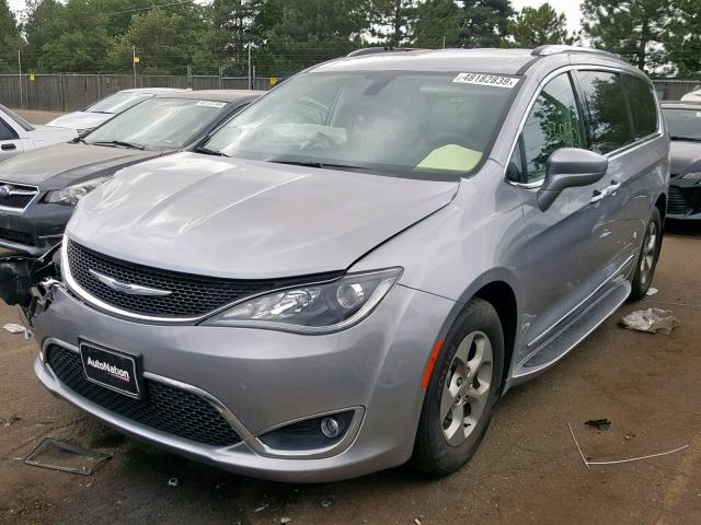 2C4RC1EG2HR706088 - 2017 CHRYSLER PACIFICA T SILVER photo 2