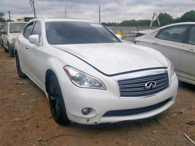 JN1BY1AR5CM390405 - 2012 INFINITI M37 X WHITE photo 1