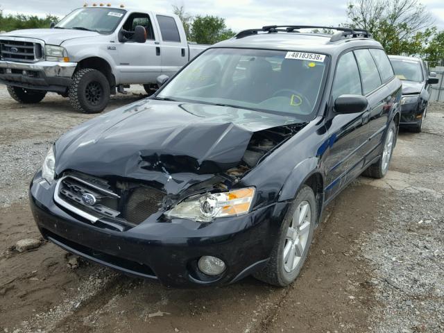 4S4BP61C777320655 - 2007 SUBARU LEGACY OUT BLACK photo 2