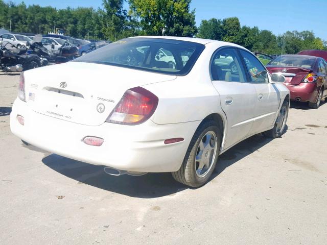 1G3GS64C214117699 - 2001 OLDSMOBILE AURORA 4.0 WHITE photo 4