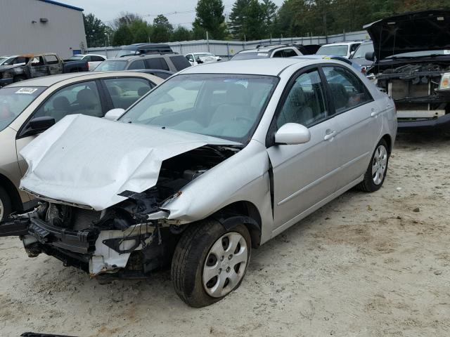 KNAFE222795620217 - 2009 KIA SPECTRA EX SILVER photo 2