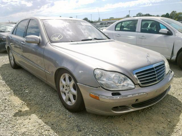 WDBNG84J34A395793 - 2004 MERCEDES-BENZ S 500 4MAT CHARCOAL photo 1