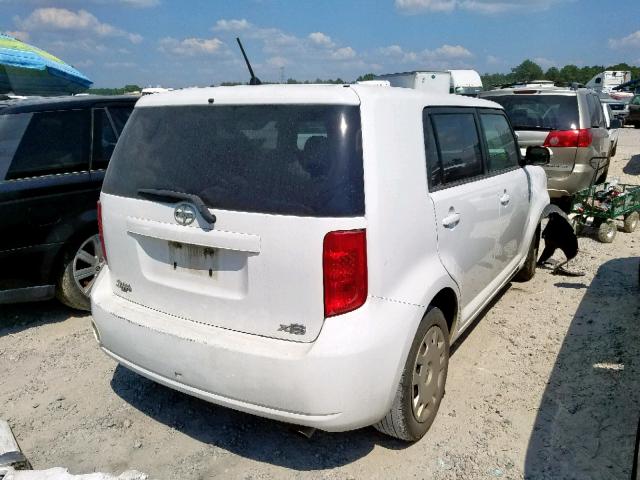 JTLKE50E591072701 - 2009 TOYOTA SCION XB WHITE photo 4