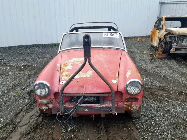 67GAN3L34645 - 1967 MG MIDGET RED photo 9