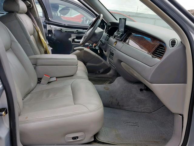 1LNHM83W91Y635061 - 2001 LINCOLN TOWN CAR C SILVER photo 5