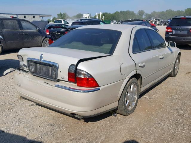 1LNHM86S24Y616641 - 2004 LINCOLN LS 奶油色 照片 4