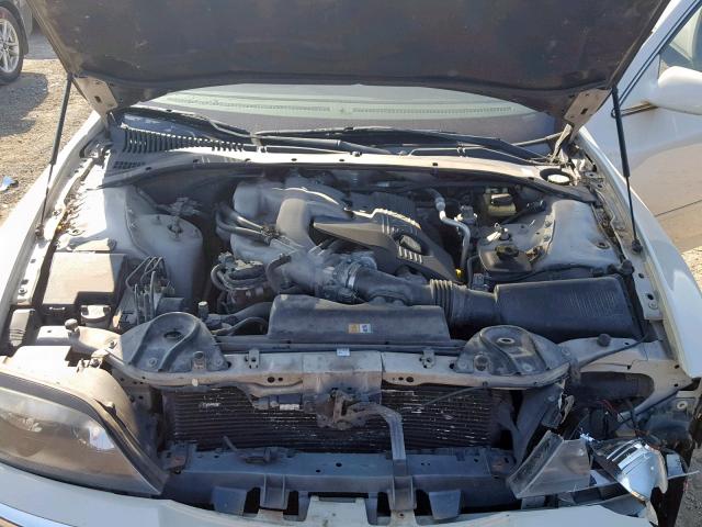 1LNHM86S24Y616641 - 2004 LINCOLN LS 奶油色 照片 7