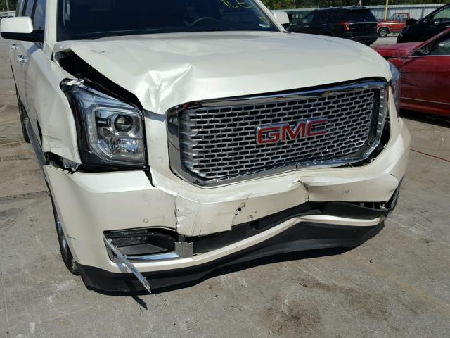 1GKS1JKJ8FR154496 - 2015 GMC YUKON XL D WHITE photo 9