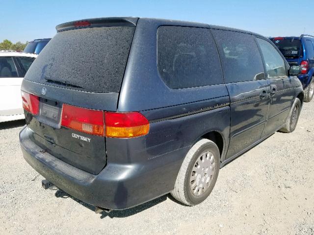 5FNRL185X4B139709 - 2004 HONDA ODYSSEY LX GRAY photo 4